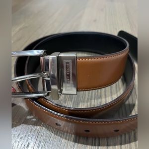 Perry Ellis Black and Brown Reversible Belt
